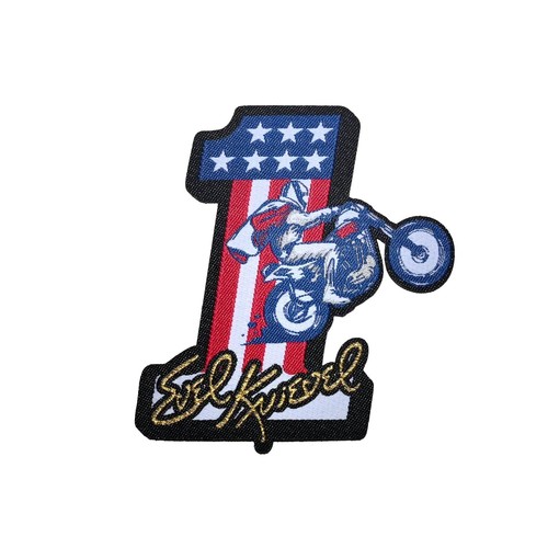 Evel knievel number one patch - evel,