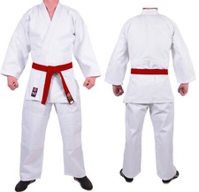 MAR White Lightweight Student Judo Gi | 380g Martial Arts Uniform | Adult Sizes