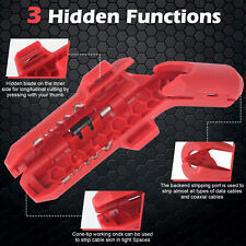 Universal 3 in 1 Wire Stripping Tool Round Cables Knipex Wera Wiha Electrcian UK