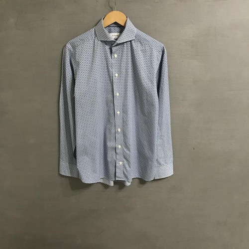Men eton shirt white cotton - white, m