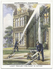 Light trailer fire-pump in