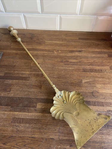 Antique heavy solid brass - solid, ball