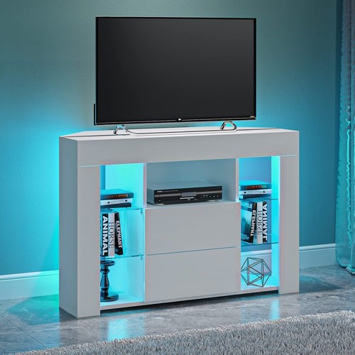 Modern corner led unit - corner, tv