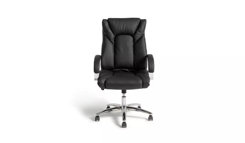 Habitat leather faced office - leather,