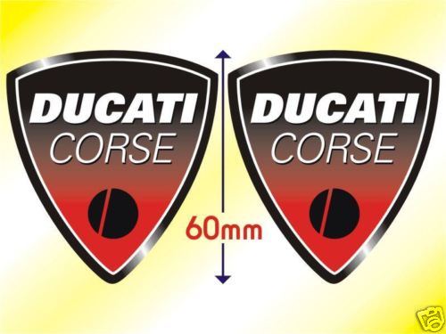 Ducati corse pair decals - of,
