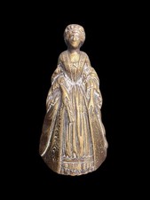 Antique Brass Lady Form Bell