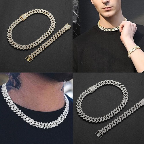 Iced cuban link chain - iced,