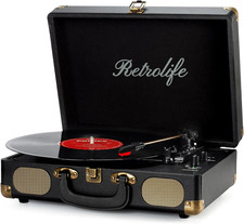 Portable Vintage Turntable