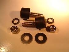 MK2 FORD CORTINA BONNET RUBBER SET LATER TYPE STAINLESS LOTUS 1600E GT ADJUSTER 