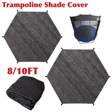 8/10FT Outdoor Trampoline Sunshade Tent Cover Trampoline Shade Protection Cover