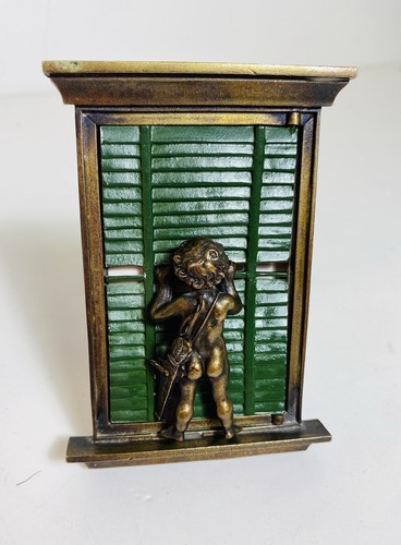 Vintage cherub bronzed frame - cherub,