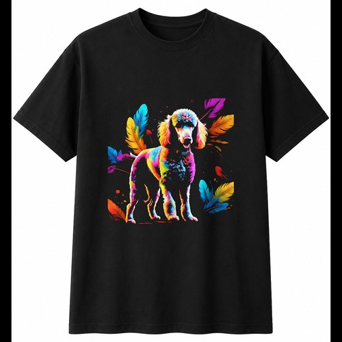 Psychedelic standard poodle - standard,