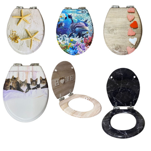 Toilet seat mdf - 18",