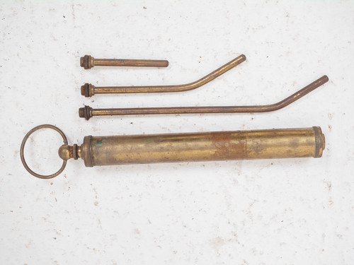 Vintage brass grease - grease,