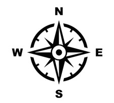 1 X Large Compass Mountain