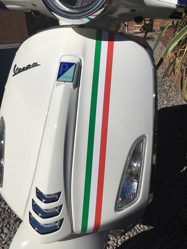 Italian style scooter stripes - scooter,