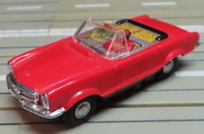 Faller AMS Mercedes 230 SL with flat armature motor, 60s toy #DEZ2592
