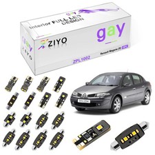 16 Bulbs White LED Interior