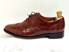 Barker for Russell Bromley men Brogues shoes full Leather Brown UK 9 EU 43