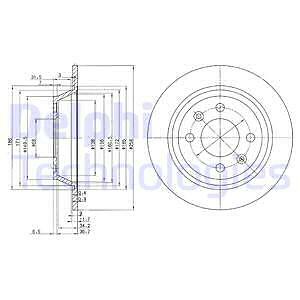 Brake disc for - 2x,