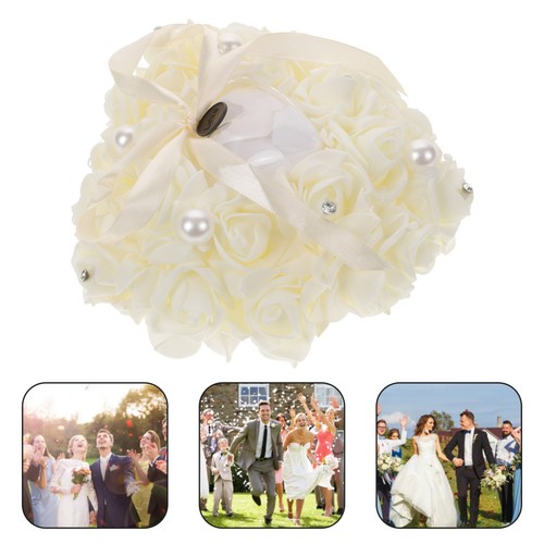 Engagement ring bearer pillow - engagement,