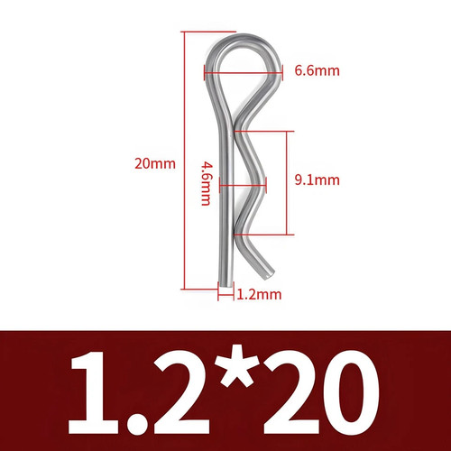 Clips retaining pins split - r,