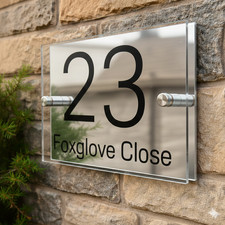 House Number Plaques Door
