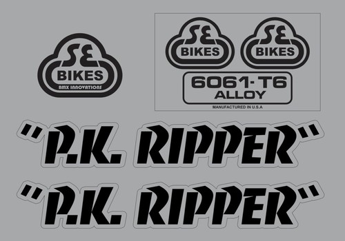 Racing ripper decal set - racing, pk
