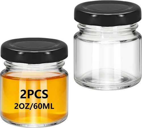 2pcs 2oz 60ml mini - mini, glass