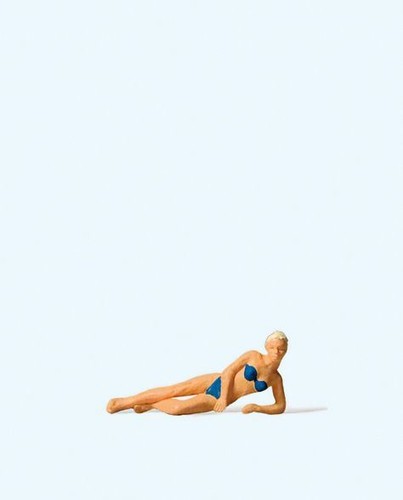 Female bather lying - bather,