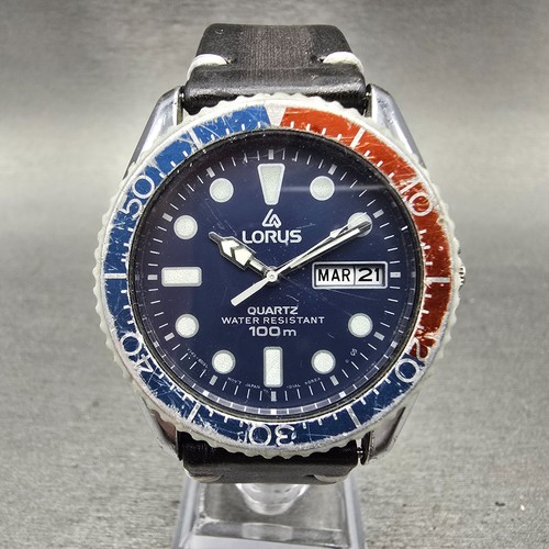 Lorus dive watch - men, blue