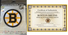 2025 2026 BOSTON BRUINS NHL PLAYER JERSEY PATCH ALTERNATE VERSION PUCK IN STORE!