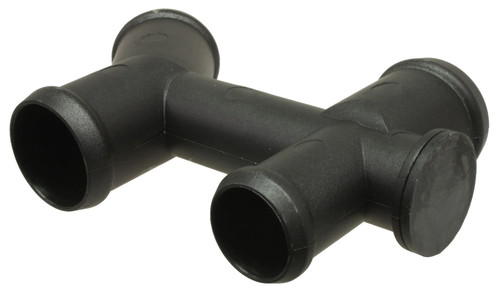 Engine coolant double piece - double, t-piece