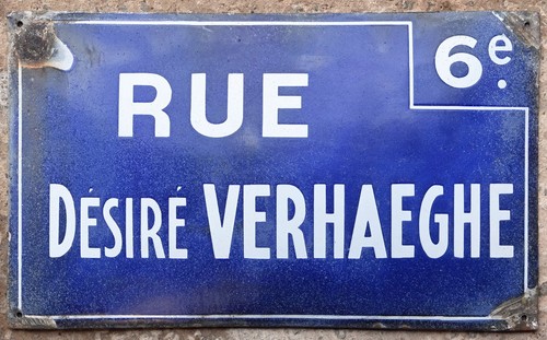 Old vintage french - old, sign