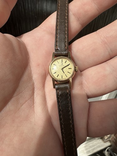 9ct gold omega - gold, watch