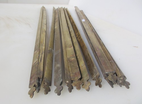 Antique brass stair - brass, x12