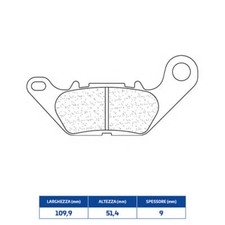 Front Brake Pads Sintered For