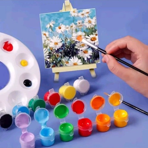 15cm canvas paint set with - paint,