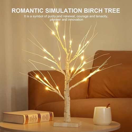 Easter led twig - twig, birch