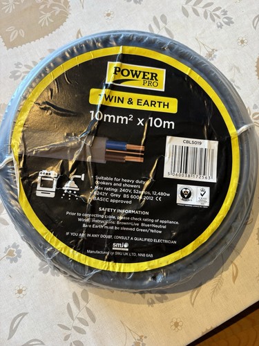 Twin and earth 10mm - cable,