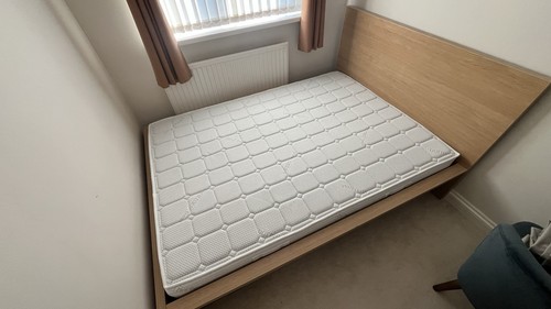 Malm bed frame high - malm, frame,