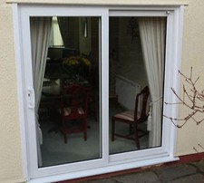 uPVC Patio Doors - White - Sliding Door - Made to Measure 2040mm Wide (#115)