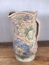 Vintage Kensington Ware Sunflower Pattern Art Deco Jug 23cm Tall
