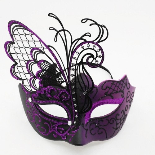 Retro painted half face - painted,