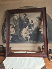 Antique Large  Oak  Frame 