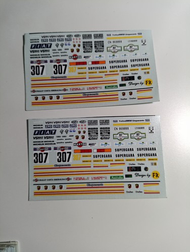 Decals fiat cinquecento - 1/43,