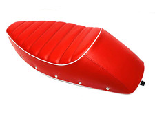 VESPA VBB VNA VBA SUPER 150 CUSTOM RED WITH WHITE TRIM SPORTS SEAT