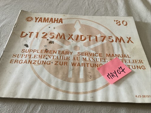 Yamaha dt125mx dt175mx 1980 - dt175mx,