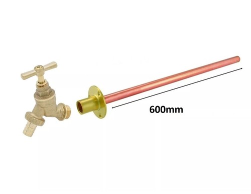 Outside garden tap wall plate - tap,
