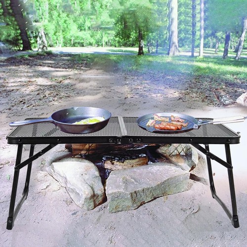 Folding campfire grill - folding,